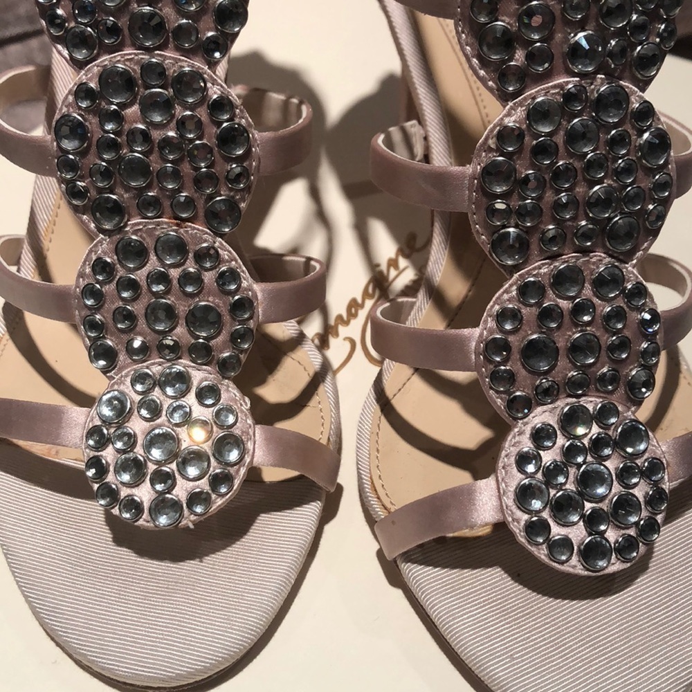 Vince CAMUTO Embellished Sandal Heels